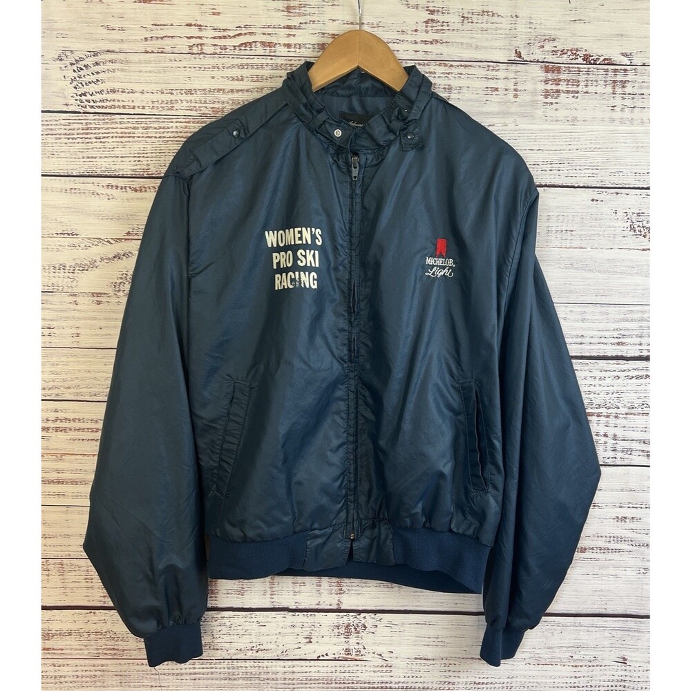 Vintage 80s Anheuser-Busch A & Eagle Women's Pro Ski Racing Miller Lite L